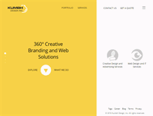 Tablet Screenshot of kumbhdesign.com